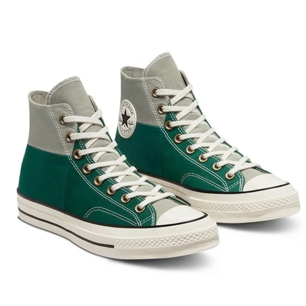 Converse Chuck Taylor 70 High Top Color Block Green Sneakers Women 7.5 A02553C - Picture 2 of 15